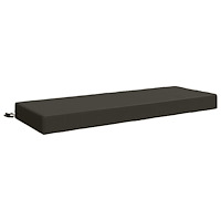 vidaXL Sittkudde SOEST 100% Polyester Antracit 120 x 40 x 10 cm