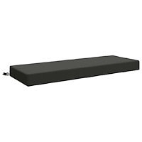 vidaXL Sittkudde SOEST 100% Polyester Antracit 120 x 40 x 10 cm