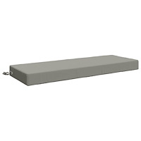 vidaXL Sittkudde SOEST 100% Polyester Grå 120 x 40 x 10 cm