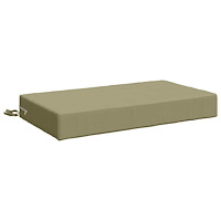 vidaXL Sittkudde SOEST 100% Polyester Ljusgrön 70 x 40 x 10 cm
