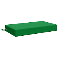 vidaXL Sittkudde SOEST 100% Polyester Grön 70 x 40 x 10 cm