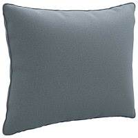 vidaXL 1-delad ryggkudde PUTTEN 100% Polyester Blå 50 x 40 x 15 cm