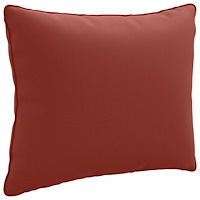 vidaXL 1-delad ryggkudde PUTTEN 100% Polyester Röd 50 x 40 x 15 cm