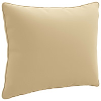 vidaXL 1-delad ryggkudde PUTTEN 100% Polyester Beige 50 x 40 x 15 cm