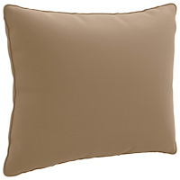 vidaXL 1-delad ryggkudde PUTTEN 100% Polyester Taupe 50 x 40 x 15 cm
