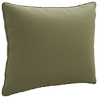 vidaXL 1-delad ryggkudde PUTTEN 100% Polyester Olivgrön