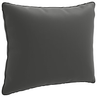 vidaXL 1-delad ryggkudde PUTTEN 100% Polyester Antracit