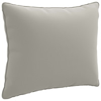 vidaXL 1-delad ryggkudde PUTTEN 100% Polyester Grå 60 x 40 x 15 cm