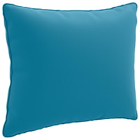 vidaXL 1-delad ryggkudde PUTTEN 100% Polyester Ljusblå 60 x 40 x 15 cm