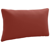 vidaXL 1-delad ryggkudde PUTTEN 100% Polyester Röd 70 x 40 x 15 cm