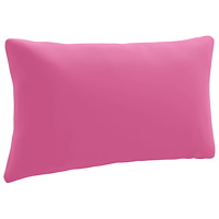 vidaXL 1-delad ryggkudde PUTTEN 100% Polyester Rosa 70 x 40 x 15 cm