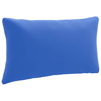 vidaXL 1-delad ryggkudde PUTTEN 100% Polyester Kungsblå