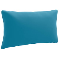 vidaXL 1-delad ryggkudde PUTTEN 100% Polyester Ljusblå 80 x 40 x 15 cm