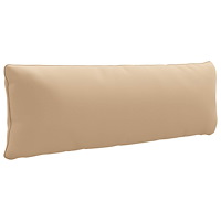 vidaXL 1-delad ryggkudde PUTTEN 100% Polyester Sand 120 x 40 x 15 cm