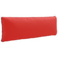 vidaXL 1-delad ryggkudde PUTTEN 100% Polyester Röd 120 x 40 x 15 cm