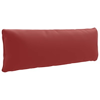 vidaXL 1-delad ryggkudde PUTTEN 100% Polyester Vinröd 120 x 40 x 15 cm