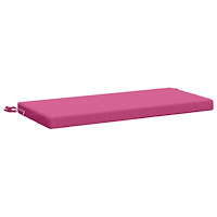 vidaXL Bänk kudde SOEST 100% Polyester Rosa 60 x 40 x 5 cm