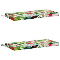 vidaXL 2-delade Bänk Kuddar SOEST 2 st 100% Polyester Flerfärgsdesign