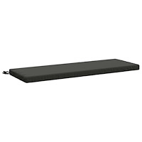 vidaXL Bänk kudde SOEST 100% Polyester Antracit 100 x 40 x 5 cm