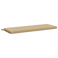 vidaXL Bänk kudde SOEST 100% Polyester Beige 100 x 40 x 5 cm
