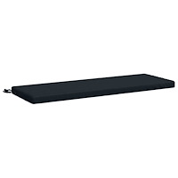 vidaXL Bänk kudde SOEST 100% Polyester Mörkblå 110 x 40 x 5 cm