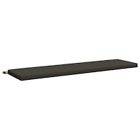 vidaXL Bänk kudde SOEST 100% Polyester Antracit 140 x 40 x 5 cm