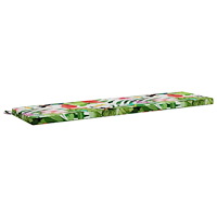 vidaXL Bänk kudde SOEST 100% Polyester Flerfärgsdesign 140 x 40 x 5 cm