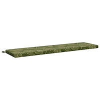 vidaXL Bänk kudde SOEST 100% Polyester Bladdesign 140 x 40 x 5 cm