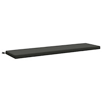 vidaXL Bänk kudde SOEST 100% Polyester Antracit 160 x 40 x 5 cm
