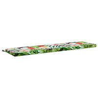 vidaXL Bänk kudde SOEST 100% Polyester Flerfärgsdesign 160 x 40 x 5 cm