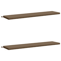 vidaXL 2-delade Bänk Kuddar SOEST 2 st 100% Polyester Taupe