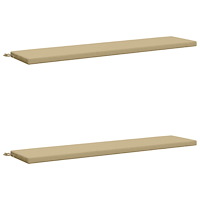vidaXL 2-delade Bänk Kuddar SOEST 2 st 100% Polyester Beige