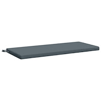 vidaXL Bänk kudde SOEST 100% Polyester Blå 110 x 50 x 5 cm
