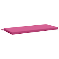 vidaXL Bänk kudde SOEST 100% Polyester Rosa 110 x 50 x 5 cm