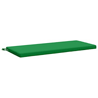 vidaXL Bänk kudde SOEST 100% Polyester Grön 120 x 50 x 5 cm