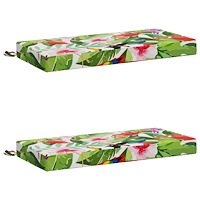 vidaXL 2-delade Bänk Kuddar SOEST 2 st 100% Polyester Flerfärgsdesign