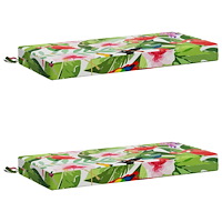 vidaXL 2-delade Bänk Kuddar SOEST 2 st 100% Polyester Flerfärgsdesign