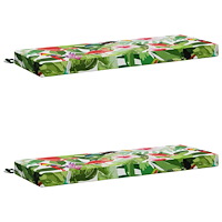 vidaXL 2-delade Bänk Kuddar SOEST 2 st 100% Polyester Flerfärgsdesign