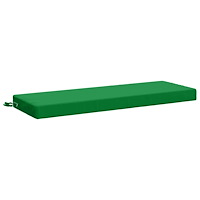 vidaXL Bänk kudde SOEST 100% Polyester Grön 110 x 40 x 8 cm