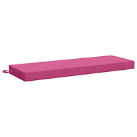 vidaXL Bänk kudde SOEST 100% Polyester Rosa 110 x 40 x 8 cm