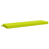 vidaXL Bänk kudde SOEST 100% Polyester Klart grön. 140 x 40 x 8 cm