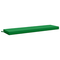 vidaXL Bänk kudde SOEST 100% Polyester Grön 140 x 40 x 8 cm