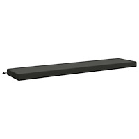vidaXL Bänk kudde SOEST 100% Polyester Antracit 170 x 40 x 8 cm