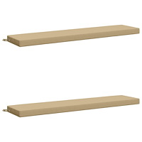 vidaXL 2-delade Bänk Kuddar SOEST 2 st 100% Polyester Beige
