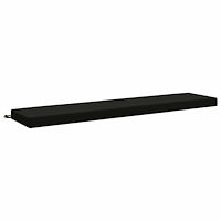 vidaXL Bänk kudde SOEST 100% Polyester Svart 180 x 40 x 8 cm