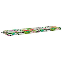 vidaXL Bänk kudde SOEST 100% Polyester Flerfärgsdesign 180 x 40 x 8 cm