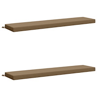 vidaXL 2-delade Bänk Kuddar SOEST 2 st 100% Polyester Taupe
