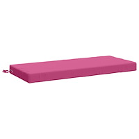 vidaXL Bänk kudde SOEST 100% Polyester Rosa 110 x 50 x 8 cm