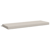 vidaXL Bänk kudde SOEST 100% Polyester Vit 150 x 50 x 8 cm