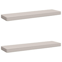 vidaXL 2-delade Bänk Kuddar VUGHT 2 st 100% Polyester Vit